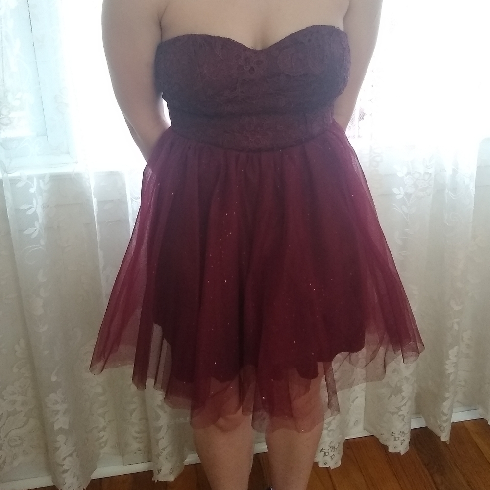 Maroon Prom Dress